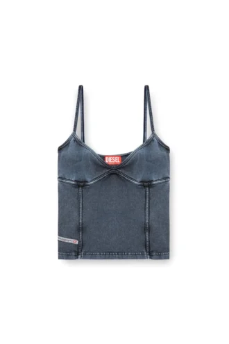 t-ony Top cu bretele din jersey cu aspect denim