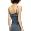 t-ony Top cu bretele din jersey cu aspect denim