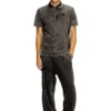 t-rejust-nc-den Tricou polo din tricot cu aspect denim t-rejust-nc-den Tricou polo din tricot cu aspect denim