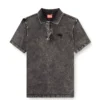 t-rejust-nc-den Tricou polo din tricot cu aspect denim t-rejust-nc-den Tricou polo din tricot cu aspect denim