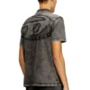 t-rejust-nc-den Tricou polo din tricot cu aspect denim t-rejust-nc-den Tricou polo din tricot cu aspect denim