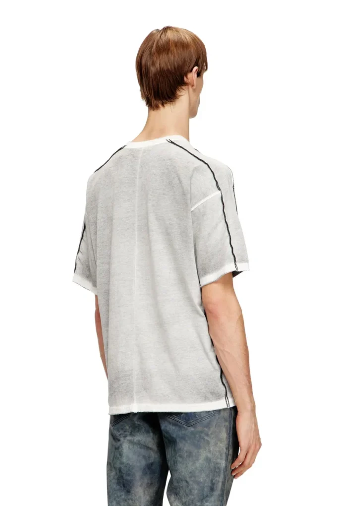 t-riven Tricou relaxat din bumbac cu imprimeu colorat t-riven Tricou relaxat din bumbac cu imprimeu colorat