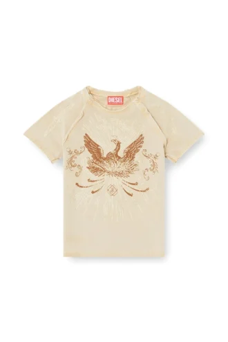 t-roweena Tricou Phoenix cu strasuri