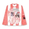 t-ruby Tricou cu mâneci lungi, cu dungi și patch-uri foto t-ruby Tricou cu mâneci lungi, cu dungi și patch-uri foto
