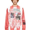 t-ruby Tricou cu mâneci lungi, cu dungi și patch-uri foto t-ruby Tricou cu mâneci lungi, cu dungi și patch-uri foto