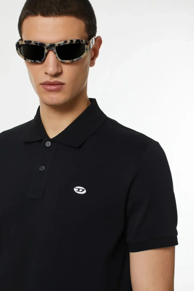 t-smith-doval-pj Tricou polo cu patch oval D t-smith-doval-pj Tricou polo cu patch oval D