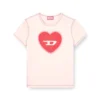 t-uncuties-long-s5 Tricou slim fit cu imprimeu inimă și ținte t-uncuties-long-s5 Tricou slim fit cu imprimeu inimă și ținte