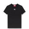 t-uncutieslong-od Tricou slim fit cu logo oval D metalic t-uncutieslong-od Tricou slim fit cu logo oval D metalic