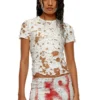 t-uncyna Tricou din tul cu jersey distrus t-uncyna Tricou din tul cu jersey distrus