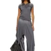 t-unrawy Tricou Henley cu efect peel-off