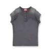 t-unrawy Tricou Henley cu efect peel-off