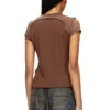 t-unrawy Tricou Henley cu efect peel-off