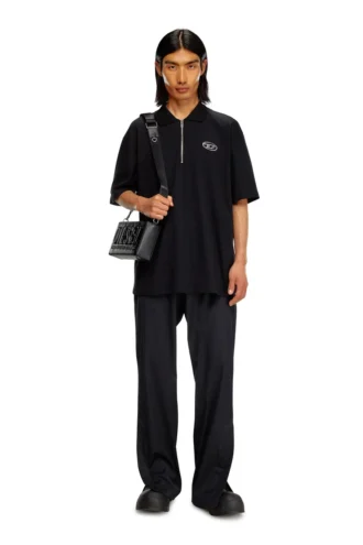 t-vor-od Tricou polo cu jumătate de fermoar