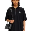 t-vor-od Tricou polo cu jumătate de fermoar