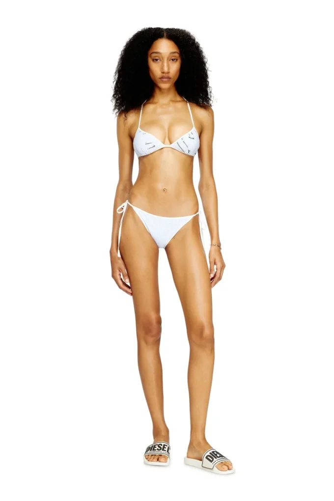 taylor-d-core Slip de bikini cu imprimeu gingham taylor-d-core Slip de bikini cu imprimeu gingham