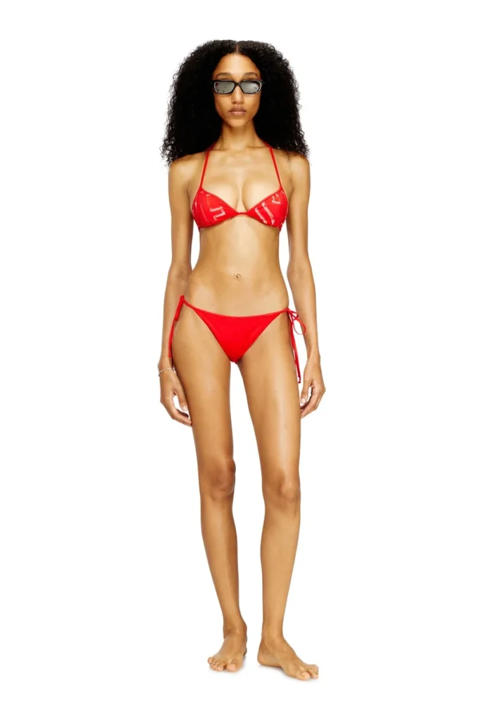taylor-d-core Slip de bikini din nailon cu șnururi laterale taylor-d-core Slip de bikini din nailon cu șnururi laterale