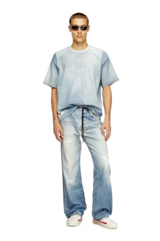 Tricou d-box jogg cu imprimeu efect decolorat JoggJeans
