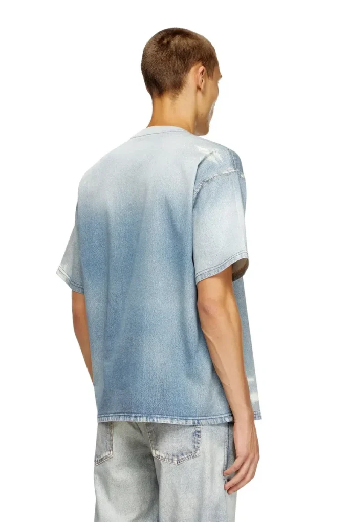 Tricou d-box jogg cu imprimeu efect decolorat JoggJeans