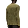 Tricou Henley din tricot cu nervuri largi tratat