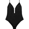 ufby-oval-d-bodysuit Body din microfibră cu cristale