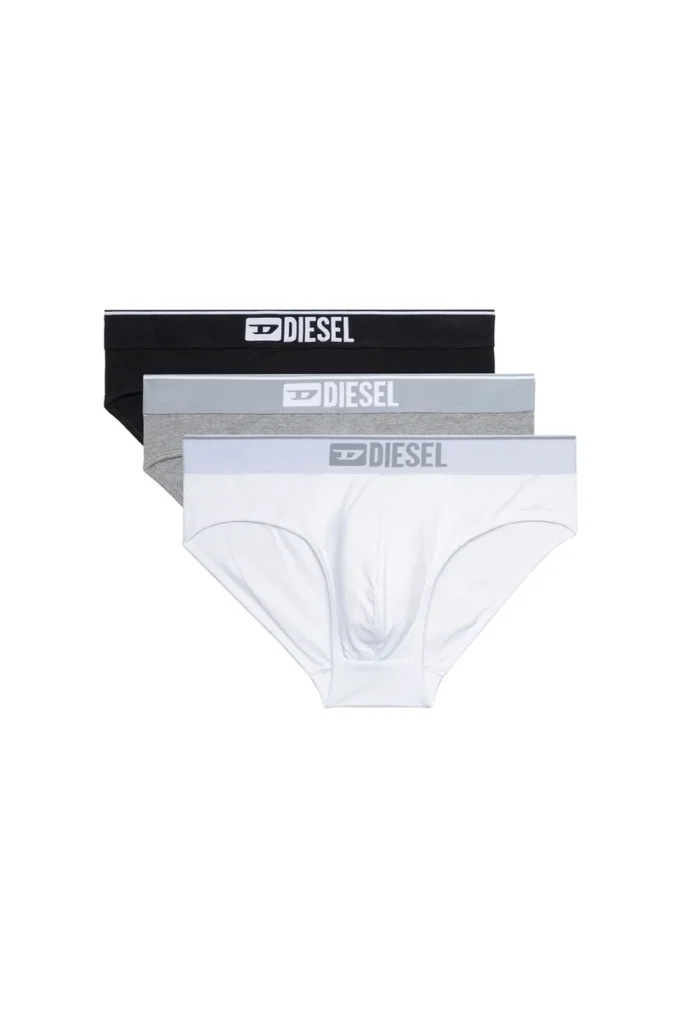 umbr-andrethreepack Set de trei perechi de chiloți simpli cu logo umbr-andrethreepack Set de trei perechi de chiloți simpli cu logo