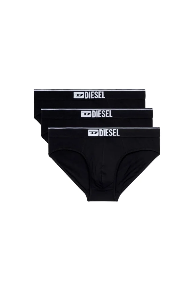 umbr-andrethreepack Set de trei perechi de chiloți simpli cu logo umbr-andrethreepack Set de trei perechi de chiloți simpli cu logo