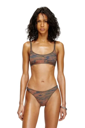 ut-bra-top-utlt Sutien de bikini camuflat cu logo decupat