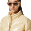 w-crema Jachetă bomber matlasată din vinil w-crema Jachetă bomber matlasată din vinil