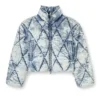 w-histel Jacheta matlasată din denim devoré matlasat în model argyle w-histel Jacheta matlasată din denim devoré matlasat în model argyle