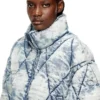 w-histel Jacheta matlasată din denim devoré matlasat în model argyle w-histel Jacheta matlasată din denim devoré matlasat în model argyle
