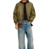 w-type-d1 Jachetă bomber căptușită cu broderie ovală D