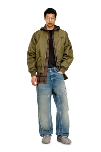 w-type-d1 Jachetă bomber căptușită cu broderie ovală D w-type-d1 Jachetă bomber căptușită cu broderie ovală D