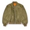 w-type-d1 Jachetă bomber căptușită cu broderie ovală D