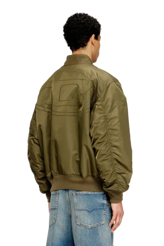 w-type-d1 Jachetă bomber căptușită cu broderie ovală D